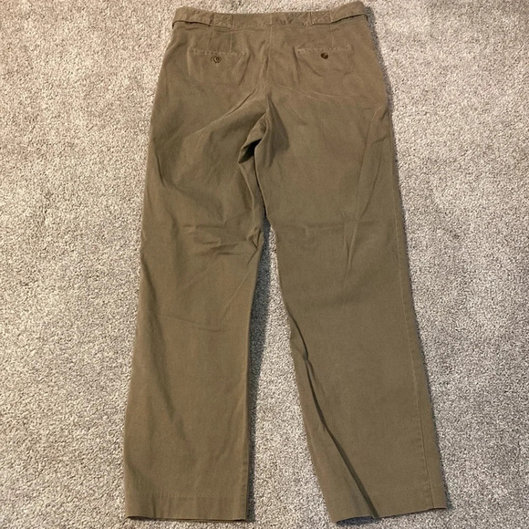 Dressbarn Flat Front Khaki Pants 10 - Picture 11 of 13